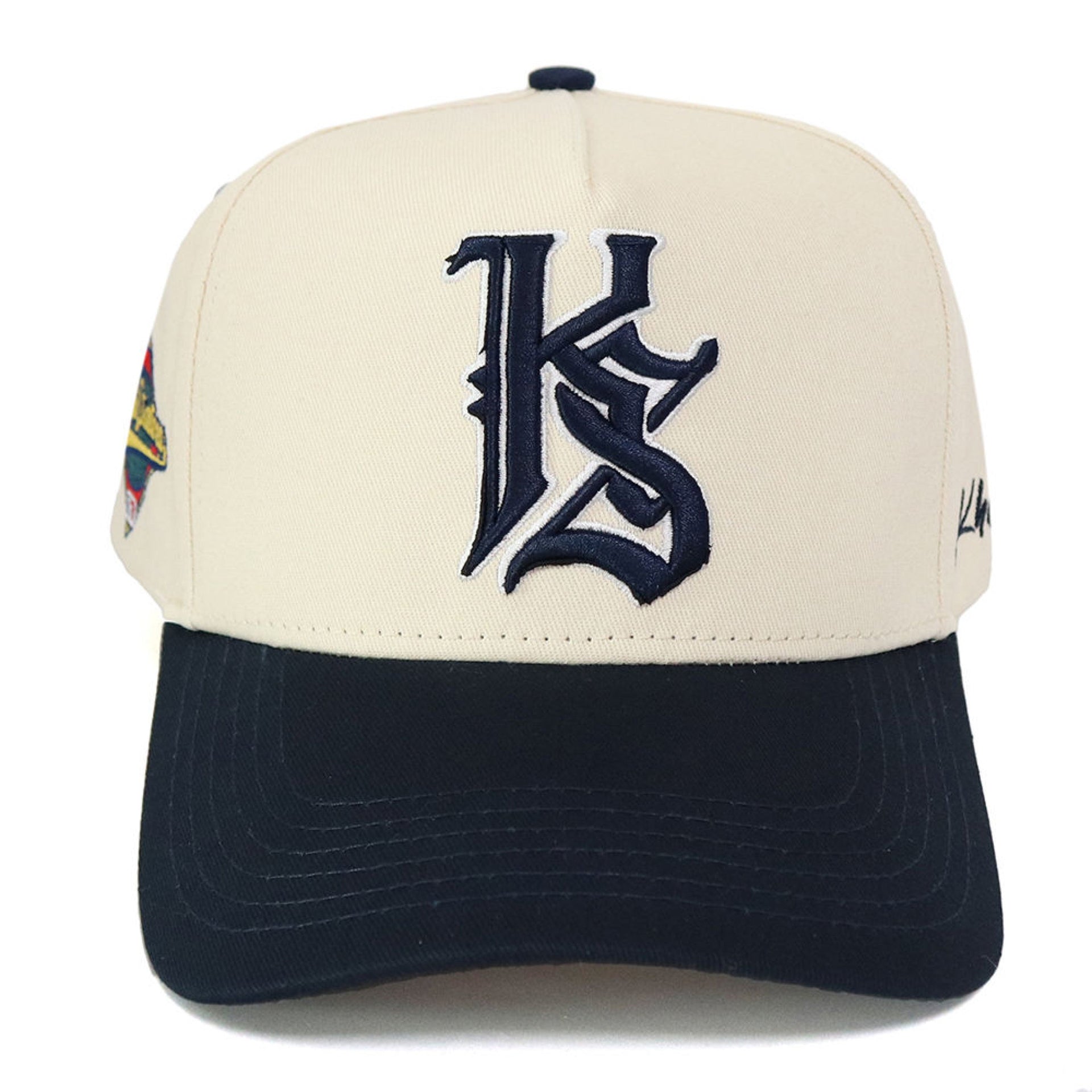 KhaosFrame Snapback Natural/Navy 1.0