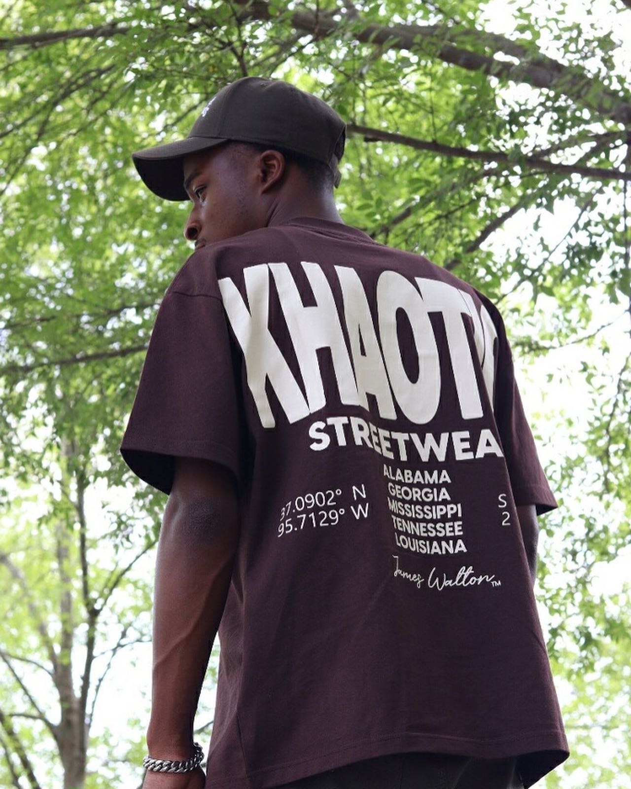 SS 23' Khaotic Streetwear Tee "Brown" (OVERSIZE)