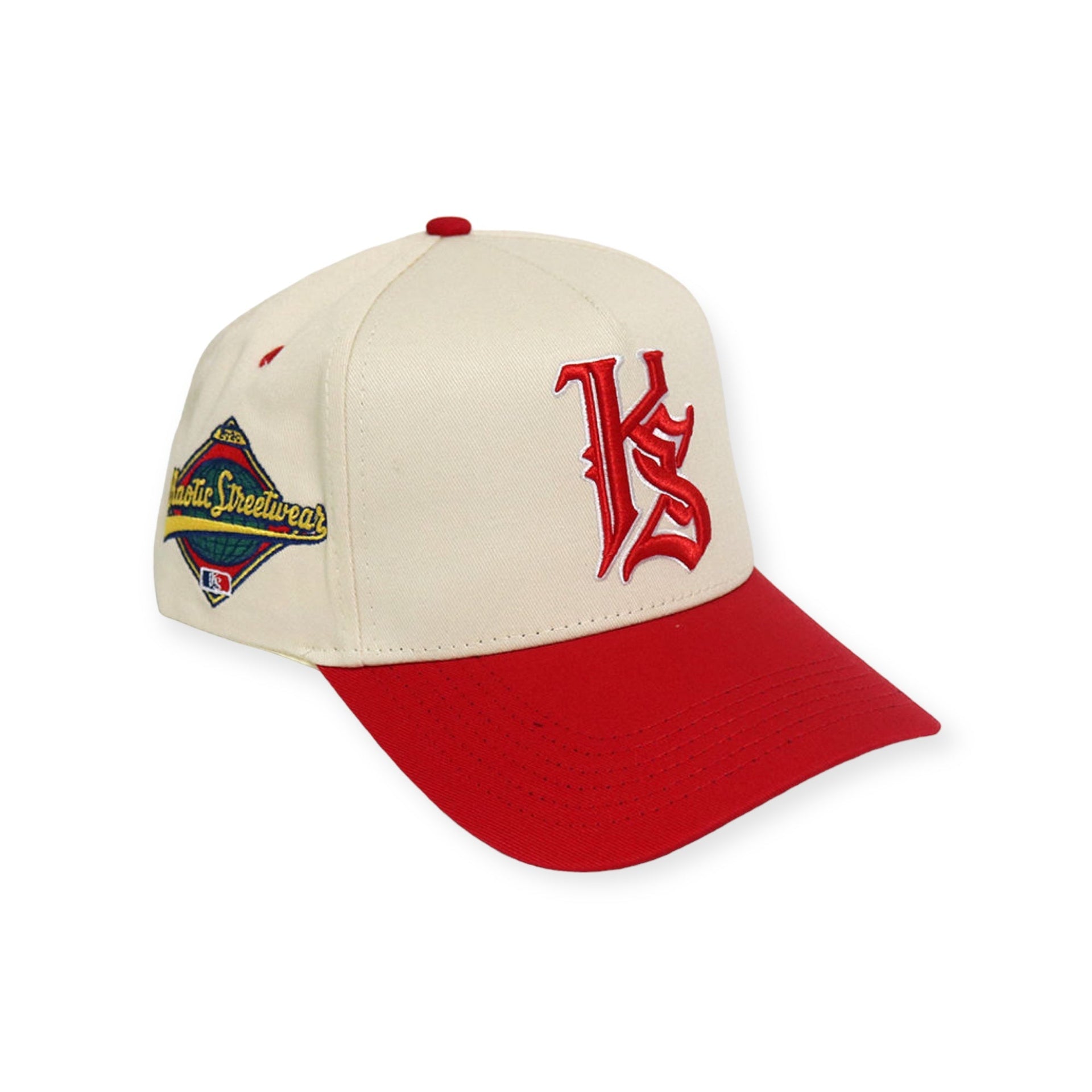 KhaosFrame Snapback Natural/Red 1.0
