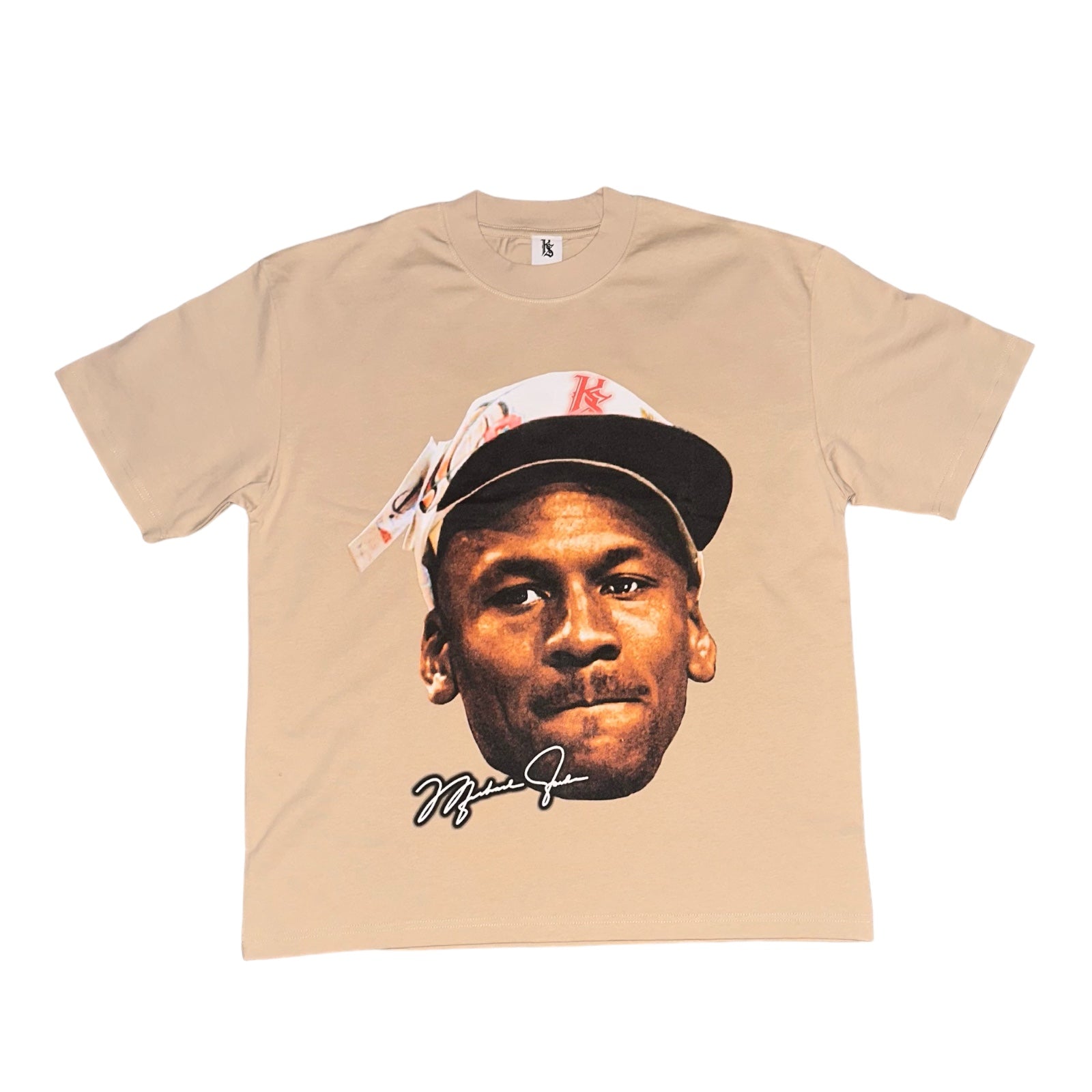 MJ Winning Season Tee "Beige” (OVERSIZE)