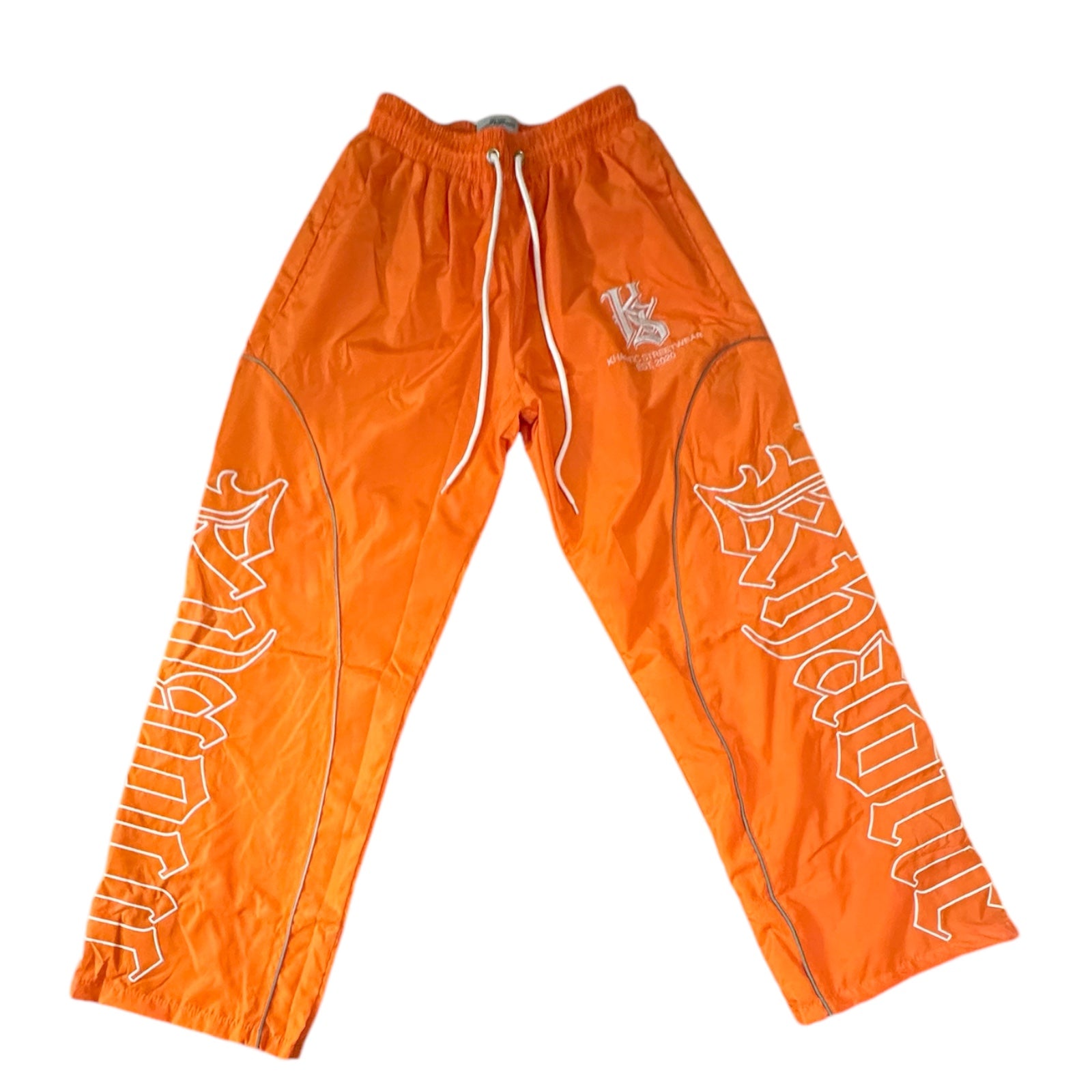 Khaotic Mirror Nylon Pants “Orange”