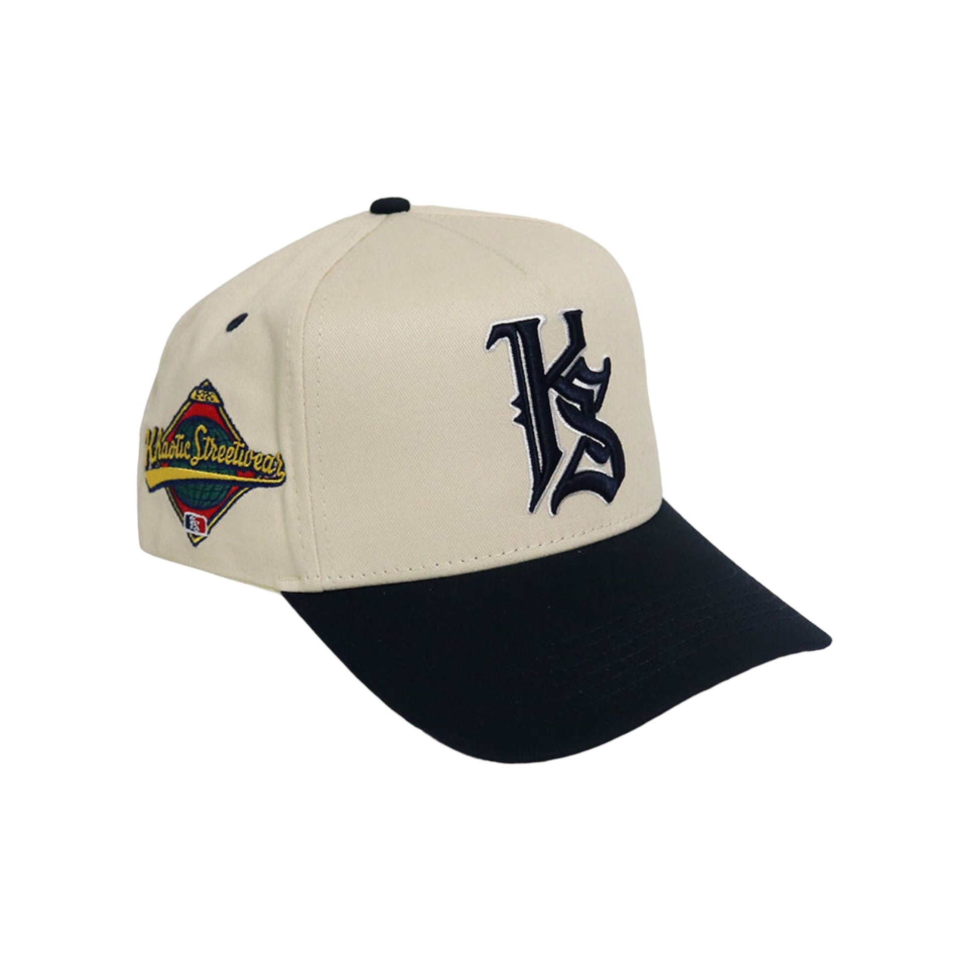 KhaosFrame Snapback Natural/Navy 1.0