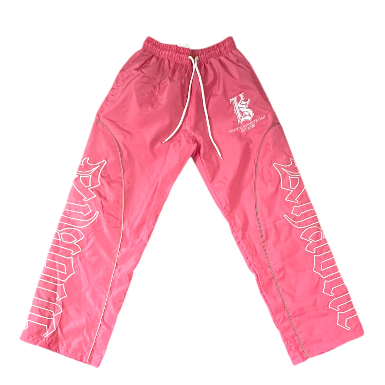 Khaotic Mirror Nylon Pants “Pink”