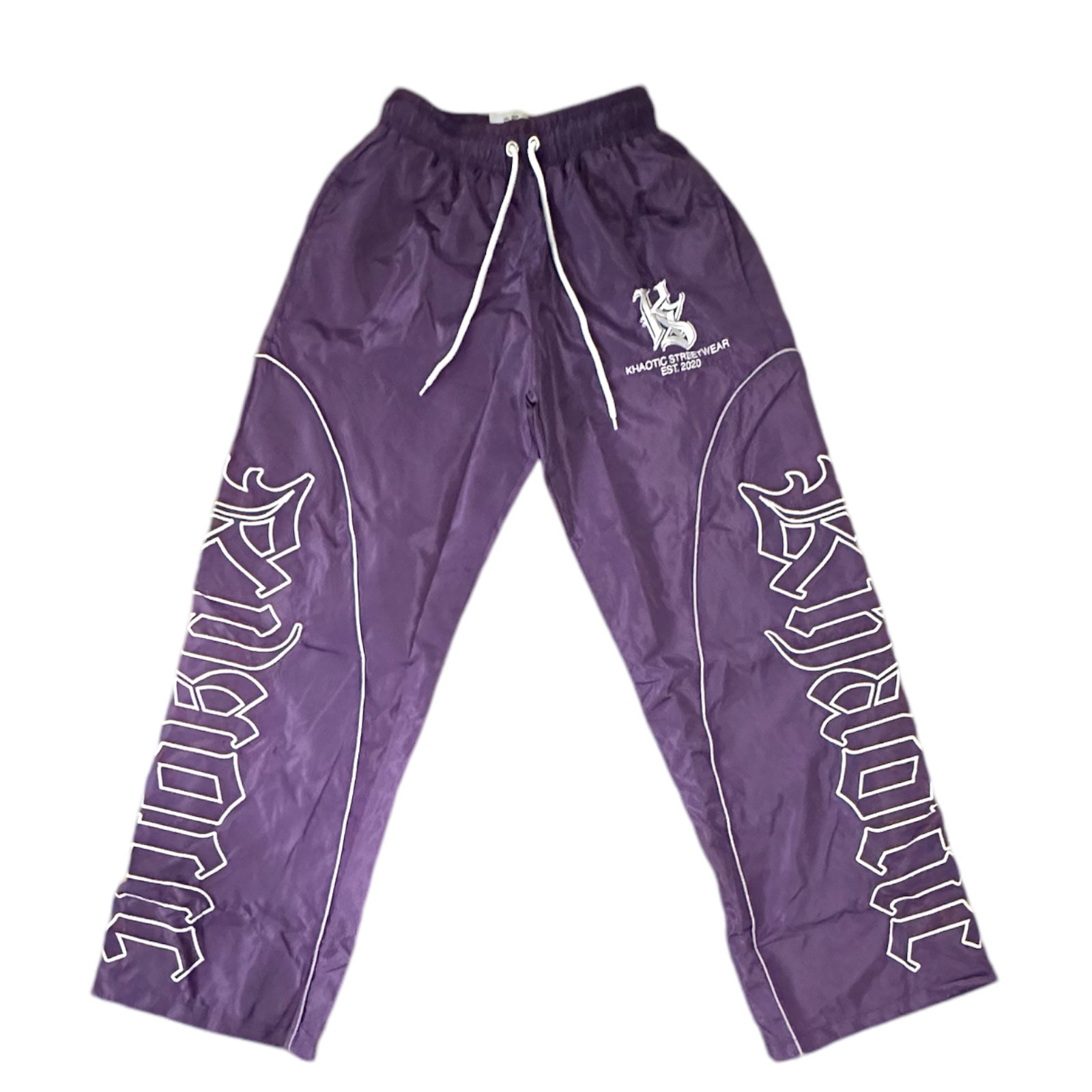 Khaotic Mirror Nylon Pants “Purple”