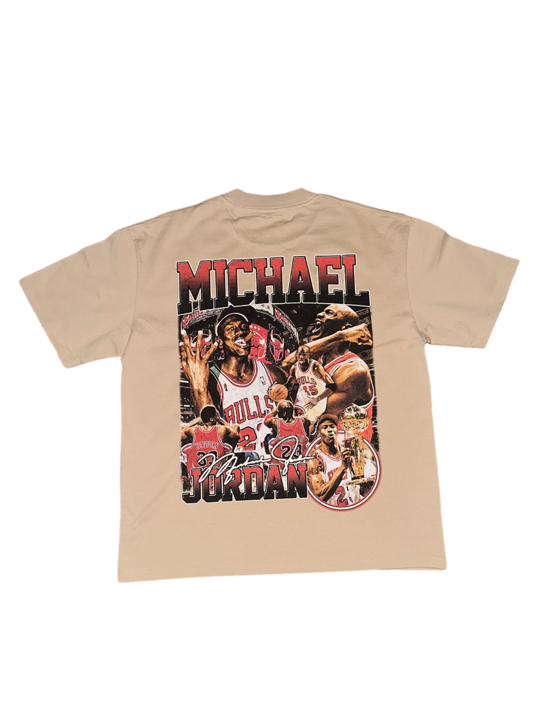 MJ Winning Season Tee "Beige” (OVERSIZE)