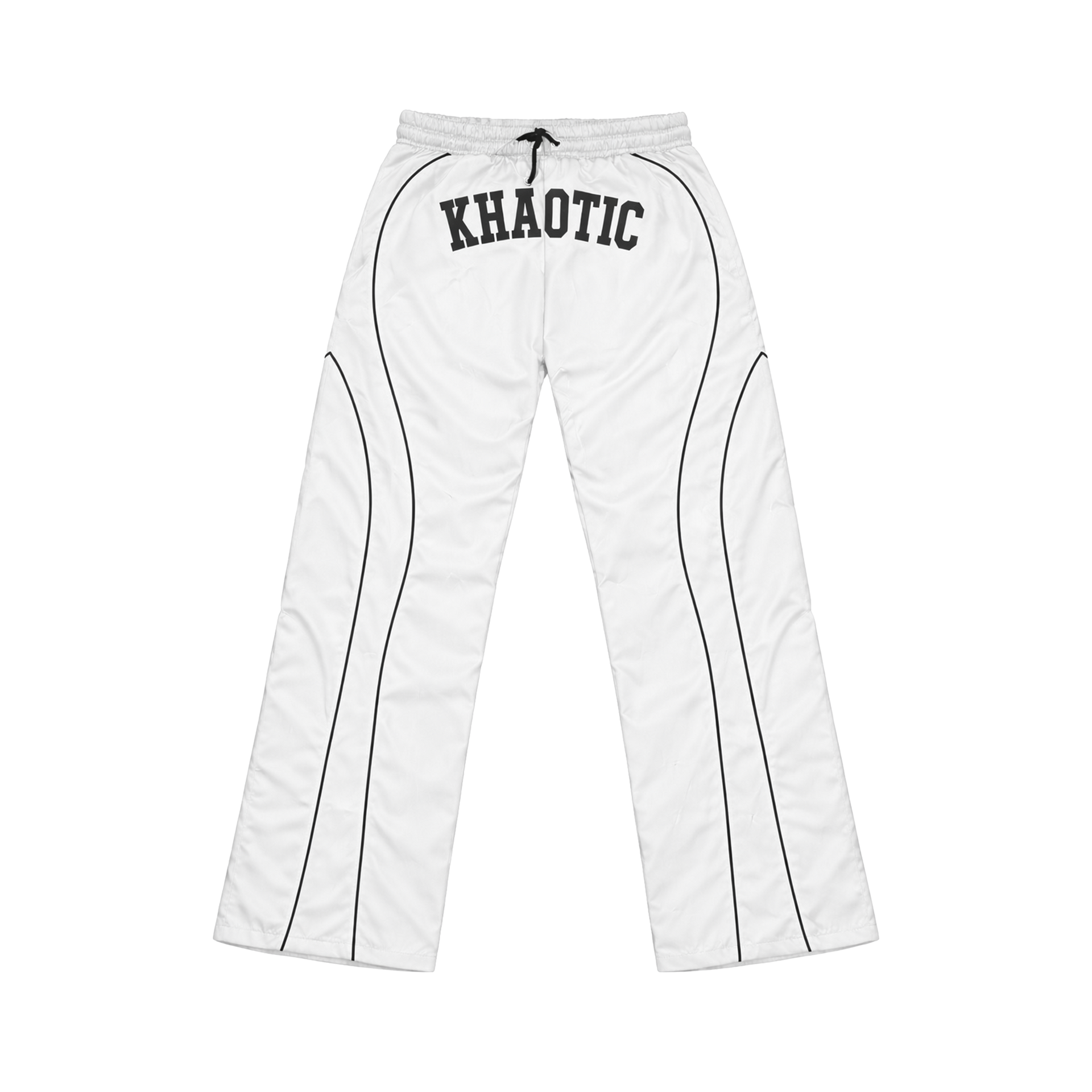 KHAOTIC Heritage Nylon Pants “White”
