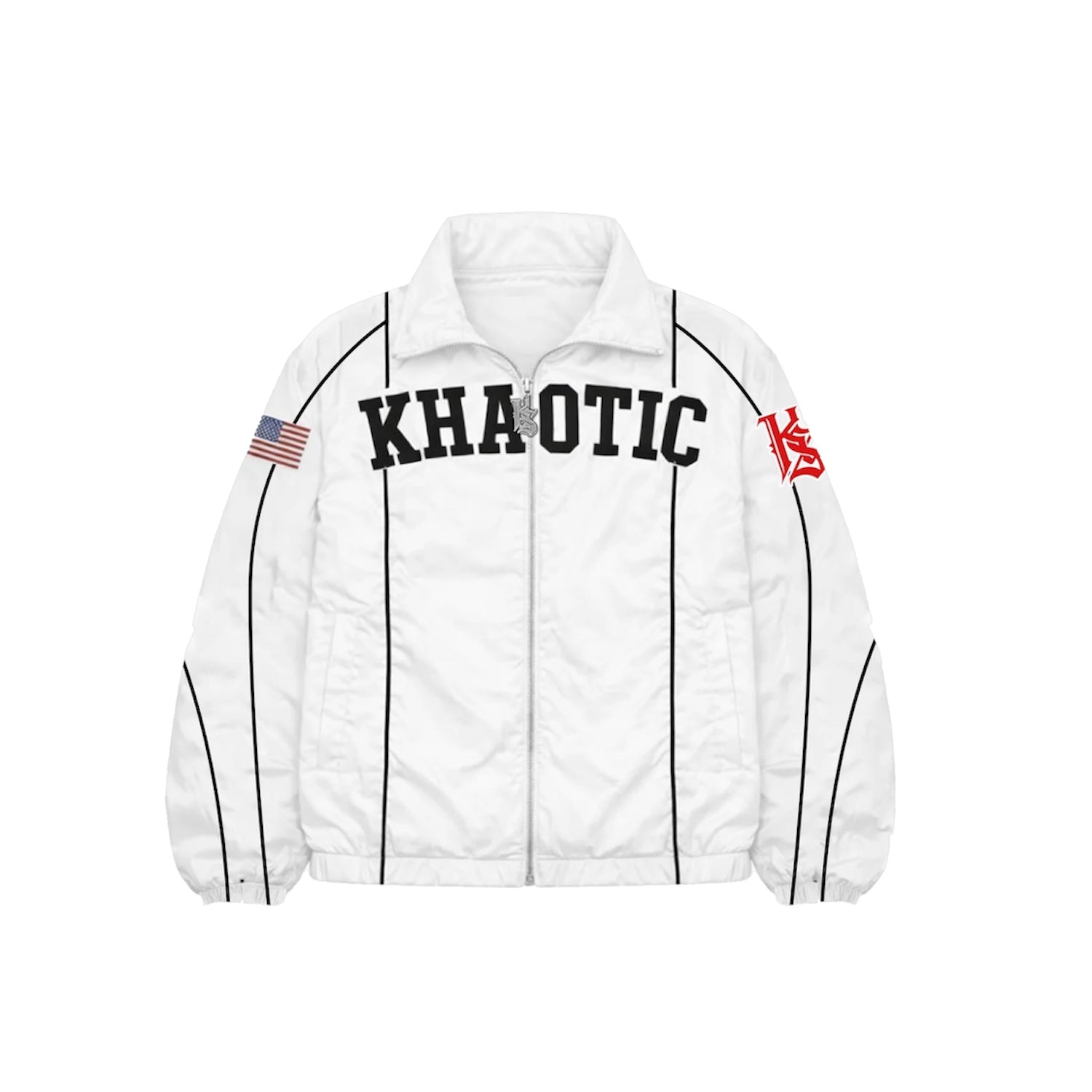 KHAOTIC Heritage Nylon Jacket “White”